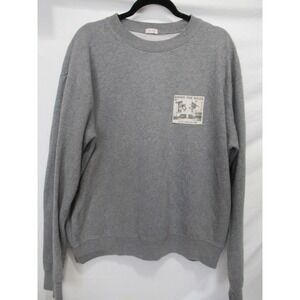 BRANDY MELVILLE John Galt "Bring the Noize" Grey Crewneck Sweatshirt One Size